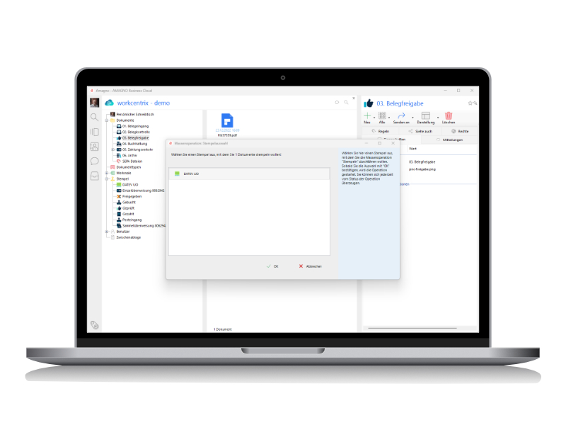 amagno - DATEV Unternehmen Online - Datenübertragung